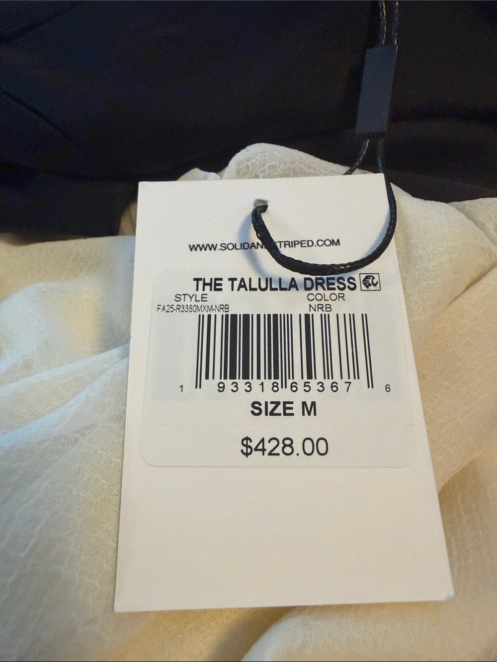 Talulla Dress Black & Cream Two-Tone Maxi Skirt Dress - Picture 5 of 5